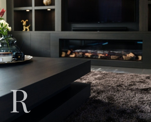 Cinewall en salontafel in Nuenen van Relaxury