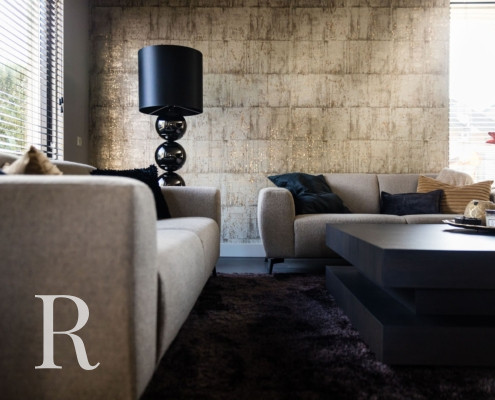 Cinewall en salontafel in Nuenen van Relaxury