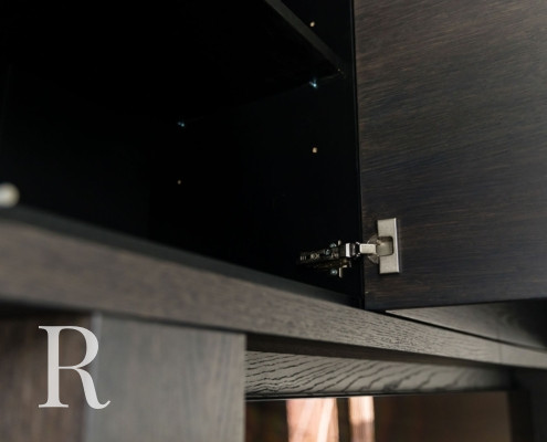 Project van Relaxury in Nuenen cinewall met sfeerhaard