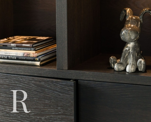 Project van Relaxury in Nuenen cinewall met sfeerhaard