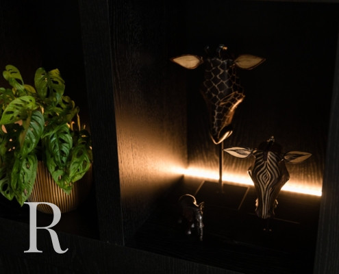 Relaxury in Wageningen voor cinewall met sfeerhaard, flatscreen en verlichting