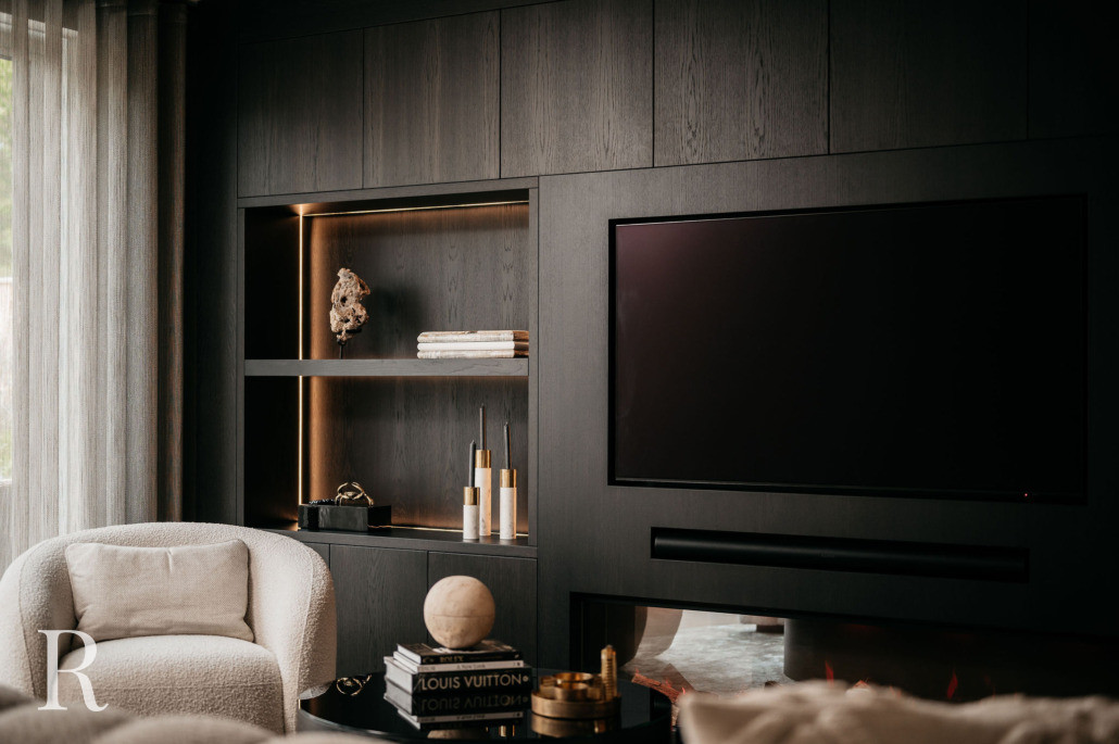 Cinewall met sfeerhaard - Schalkwijk